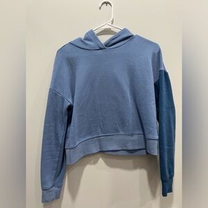 Girls Walmart Blue Cropped Hoodie